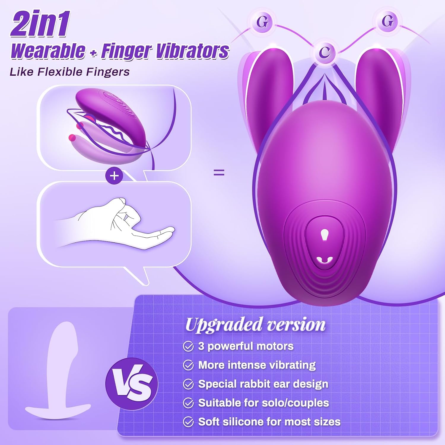 Vibratore per Donna Sex Toys Coppia,Vibratore per Donna professionale con APP Telecomando con 9 Modalità di Vibrazione, Vibratori Rabbit Vibratore Clitoride per Giocattolo Intimo per Coppie & Solo Uso