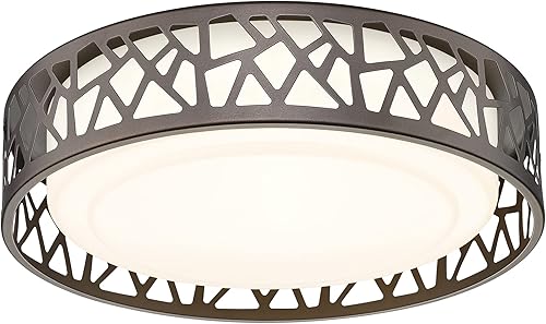Miniatura 51 de Luz led de 12” con montaje empotrado cepillado níquel,Blanco,Acabado cepillo níquel (Brushed Nickel Finish),Bronce