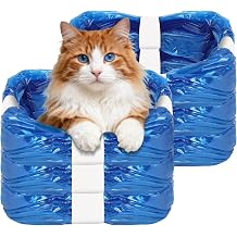 6 Pack Cat Litter Refills Bag, Nappy Bin Refills Bags, Smellproof Nappy-Bags, Diaper Bin Pail Disposal-bags, Diaper Pail refill-bag Compatible with Ge-nie Litter & Most diaper-pail