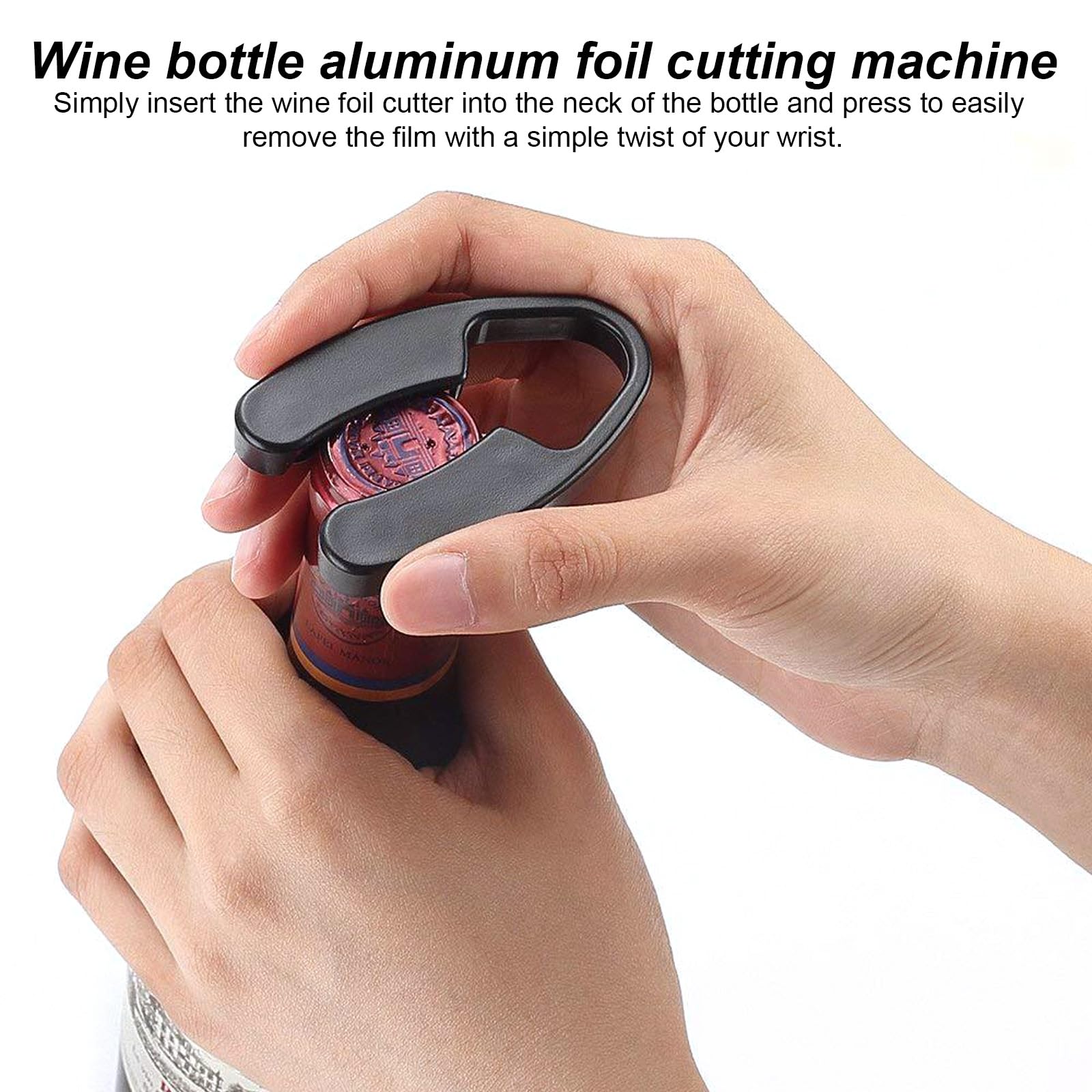 Scapsulatore Per Vino - Taglierina Professionale Per Capsule Di Bottiglie Da Sommelier - Foto 11