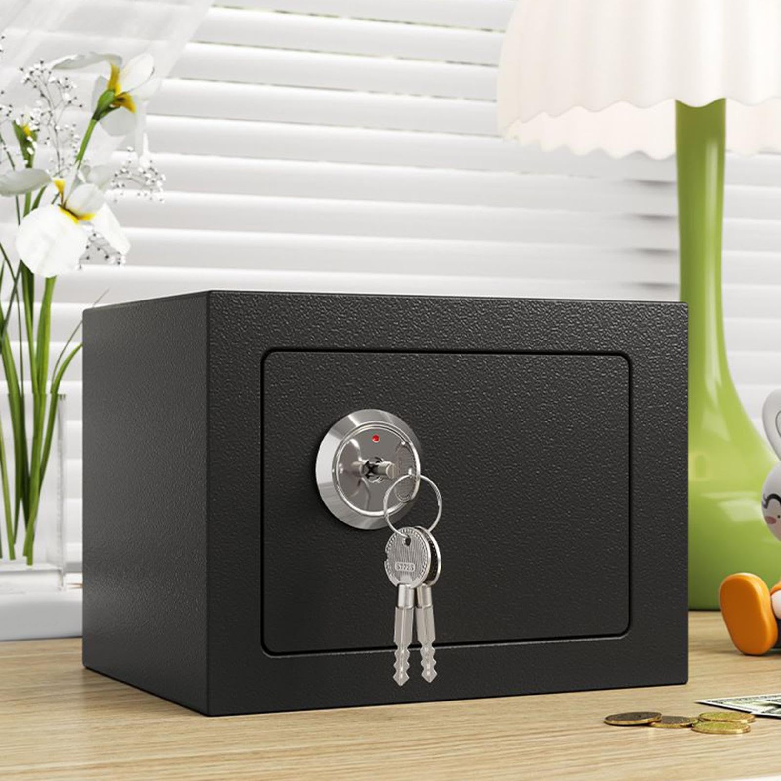 Organizer per cassette di denaro ignifugo antifurto per la casa | Cassaforte per gioielli per casa, armadio, appartamento, viaggio, bagagli, inquilini, proprietari