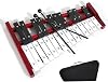 25 Notes Glockenspiel Xylophone, Glockenspiel with Metal Buttons & Wooden Base Hand Percussion with 2 Beaters Portable Carry Bag Percussion Instrument Musical Instrument for Teenagers & Adults