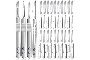 80Pcs Precision Surgical Blades for Versatile Applications