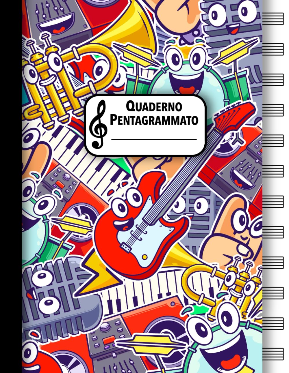 Cahier de musique manga pour retrouver facilement toutes vos partitions