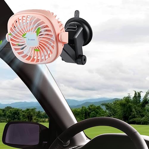 Ventilador USB recargable para cochecito, ventilador portátil para automóvil, ventilador de asiento de automóvil, ventilador de escritorio, trípode