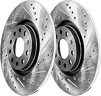 Vista 67 de Detroit Axle - Rotores de freno delantero para 4WD 6-Lug 2004-2008 Ford F-150 Lobo, 2006-2008 Lincoln Mark LT Rotores de freno 2005 2007 Reemplazo