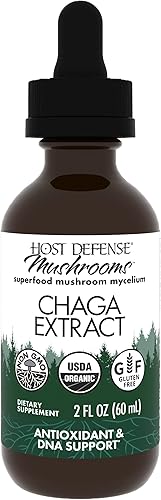 Host Defense Extracto de Chaga - Suplemento de apoyo del sistema inmunológico - Hongo Chaga para apoyo a la actividad antioxidante - Suplemento