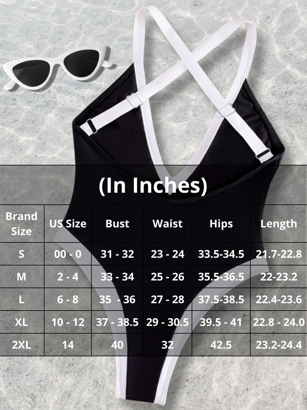 Color Block Swimsuit, Plunge V Neck High Cut, Pool Party Vacation, Sexy Backless One Piece Bathing Suit Cheeky - Image 5