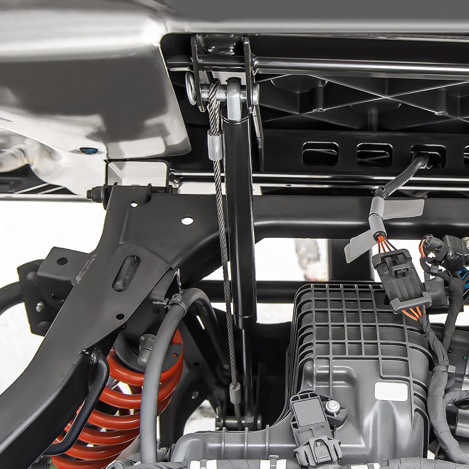 KEMIMOTO Dump Box Lift Support Shock Only Compatible with Polaris Ranger 900 1000, Replace for 7044674/7045352/7045663/7045251/7044143/7043967 - Corrosion-Resistant Cargo Gas Springs Struts