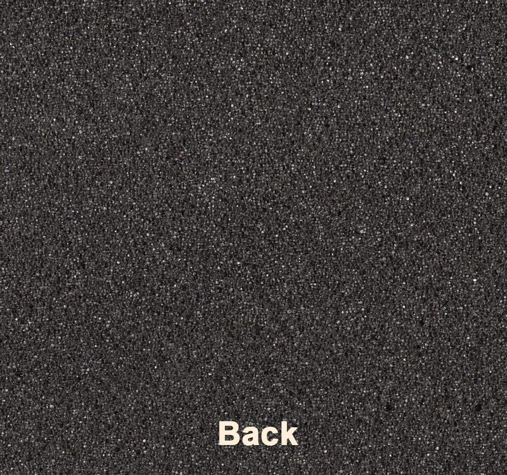 Black Microsuede Deluxe Foam Backed Headliner Fabric for Car Interiors Micro Suede Roof and Panel Lining - 60"x36" (1 Yard)