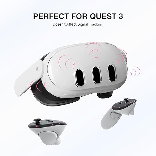 Miniatura 2 de APEXINNO VR Shell Cover Skin for Meta Quest 3 Headset Accessories, Transparent Shell Headset Protector for Oculus Quest 3 VR Headsets, PC Material