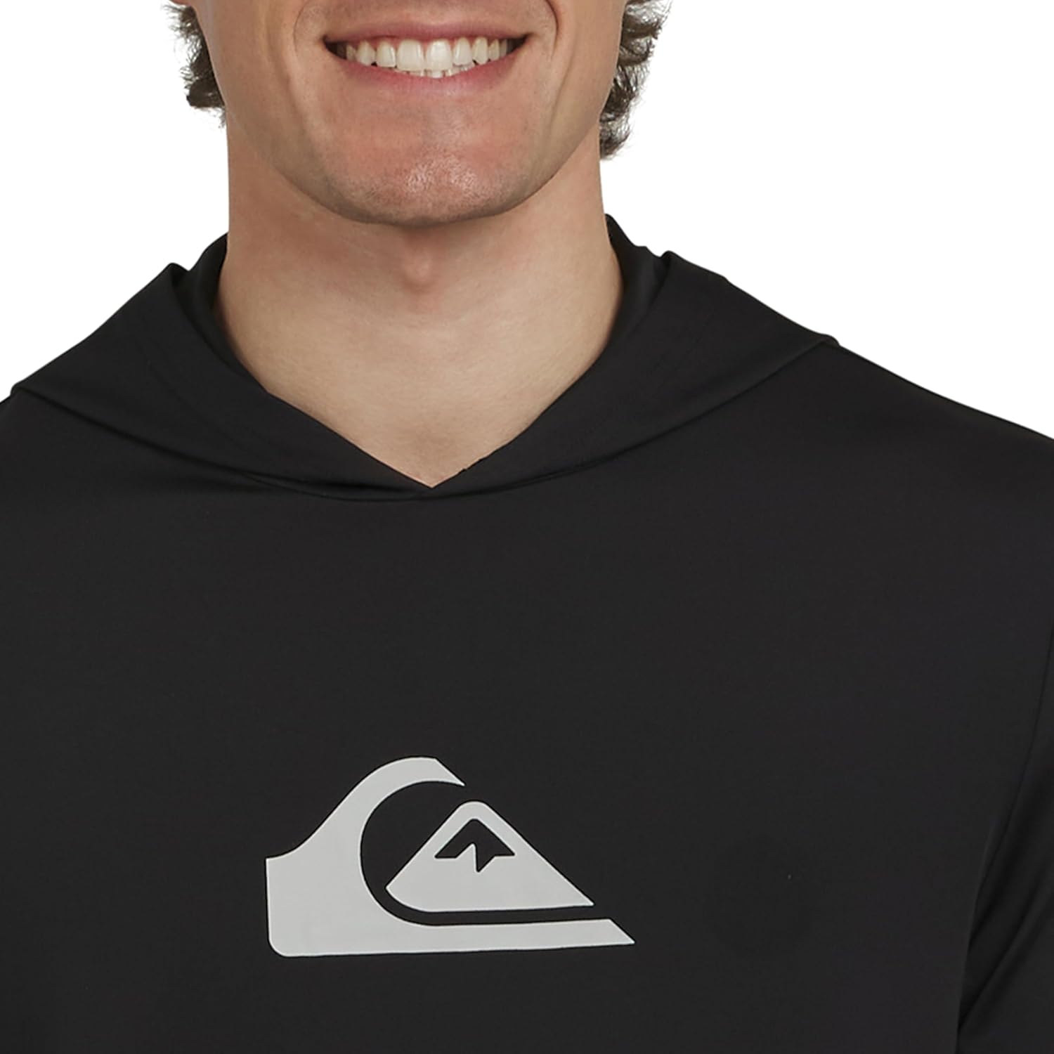 Quiksilver Men's Swimwear Regular Fit UPF 50 Sun Tee Hooded Rash Guard Shirt (S-XXL) - Image 2