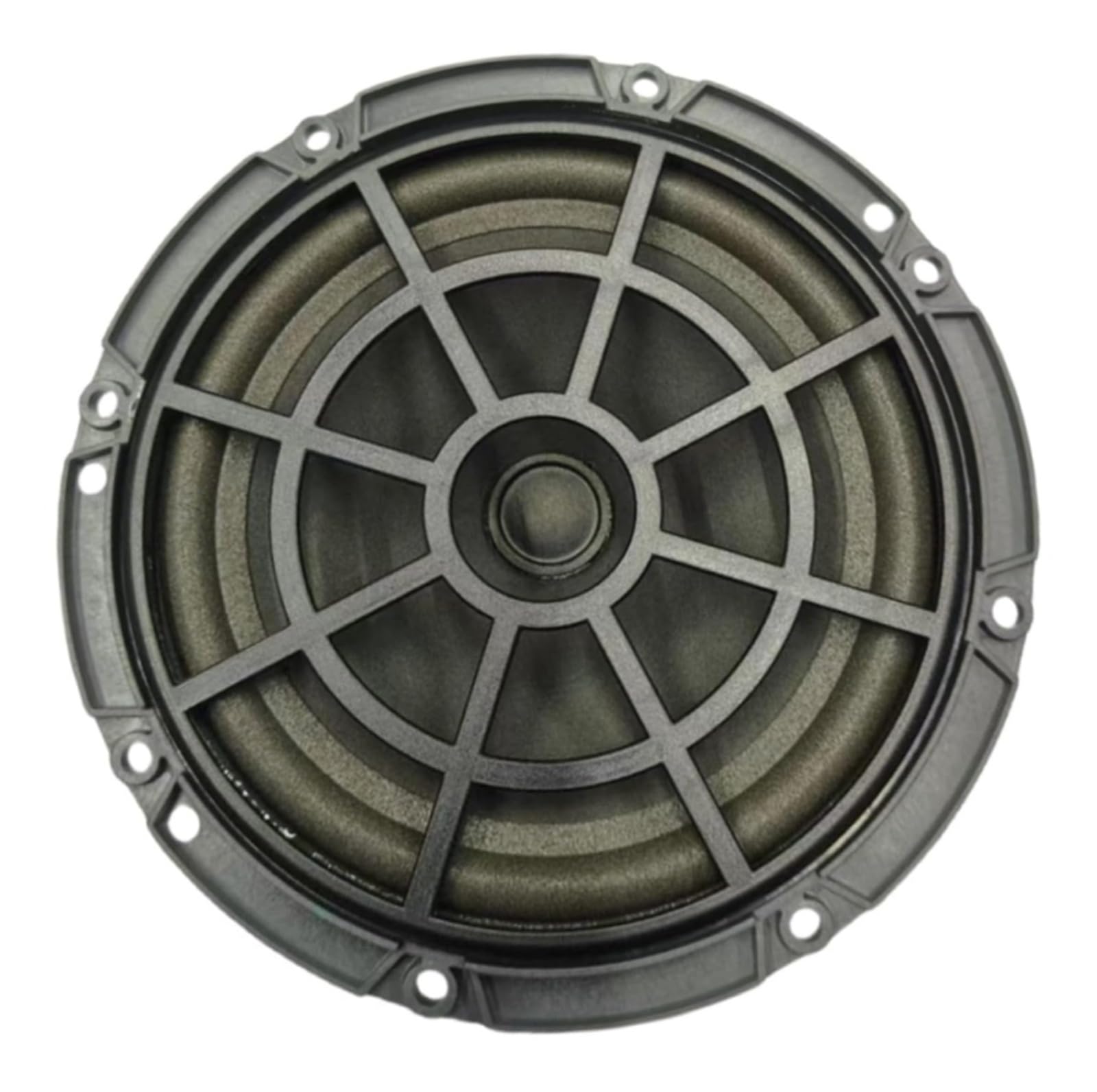 Haut-parleur de porte avant de remplacement for Citroën C2, C3 et C5 et Peugeot 206, 307, 308, 407, 408 et 3008 (référence 9807145580), en ABS noir.