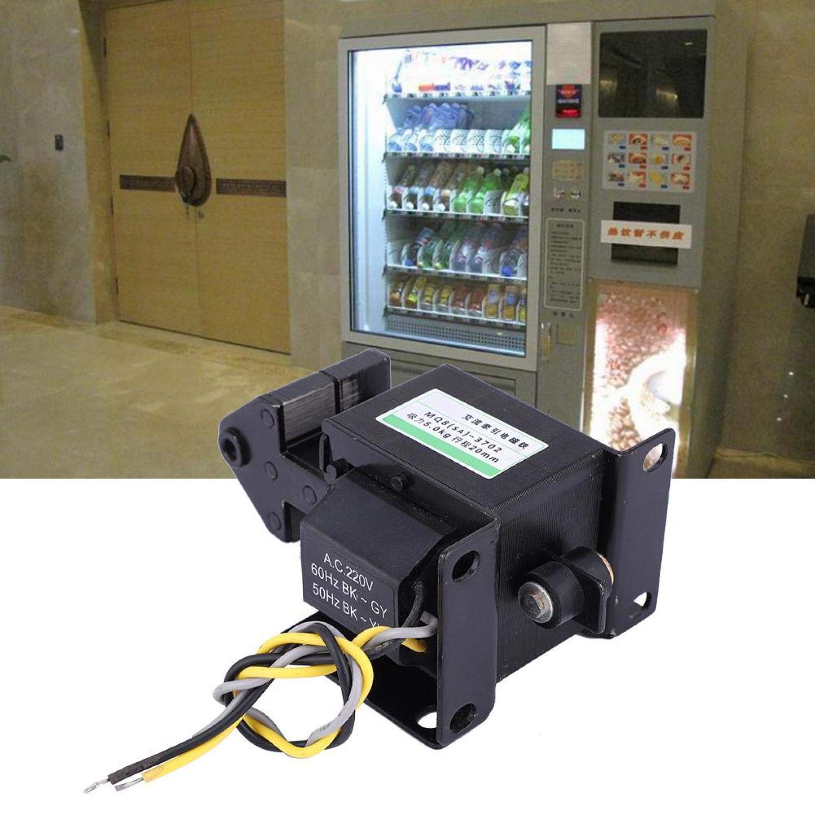 Elettromagnete Heschen P65/30 - DC24V, 80Kg Di Forza, OD 65mm, Per Automazioni Industriali - Foto 4