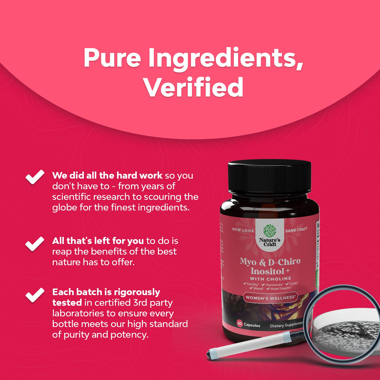 Buy MyoInositol & DChiro Inositol Capsules Choline Inositol