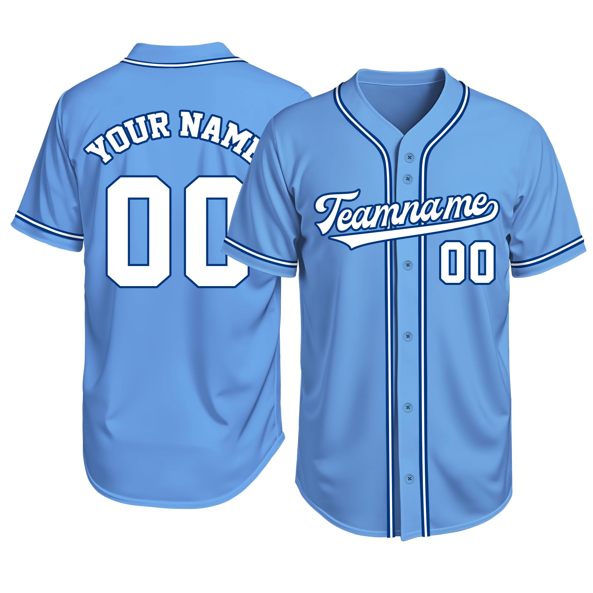 Custom Baseball Jersey Personalized Stitched or Printed Name Number Baseball Shirt Sports Uniform Gifts for Men Women Youth
