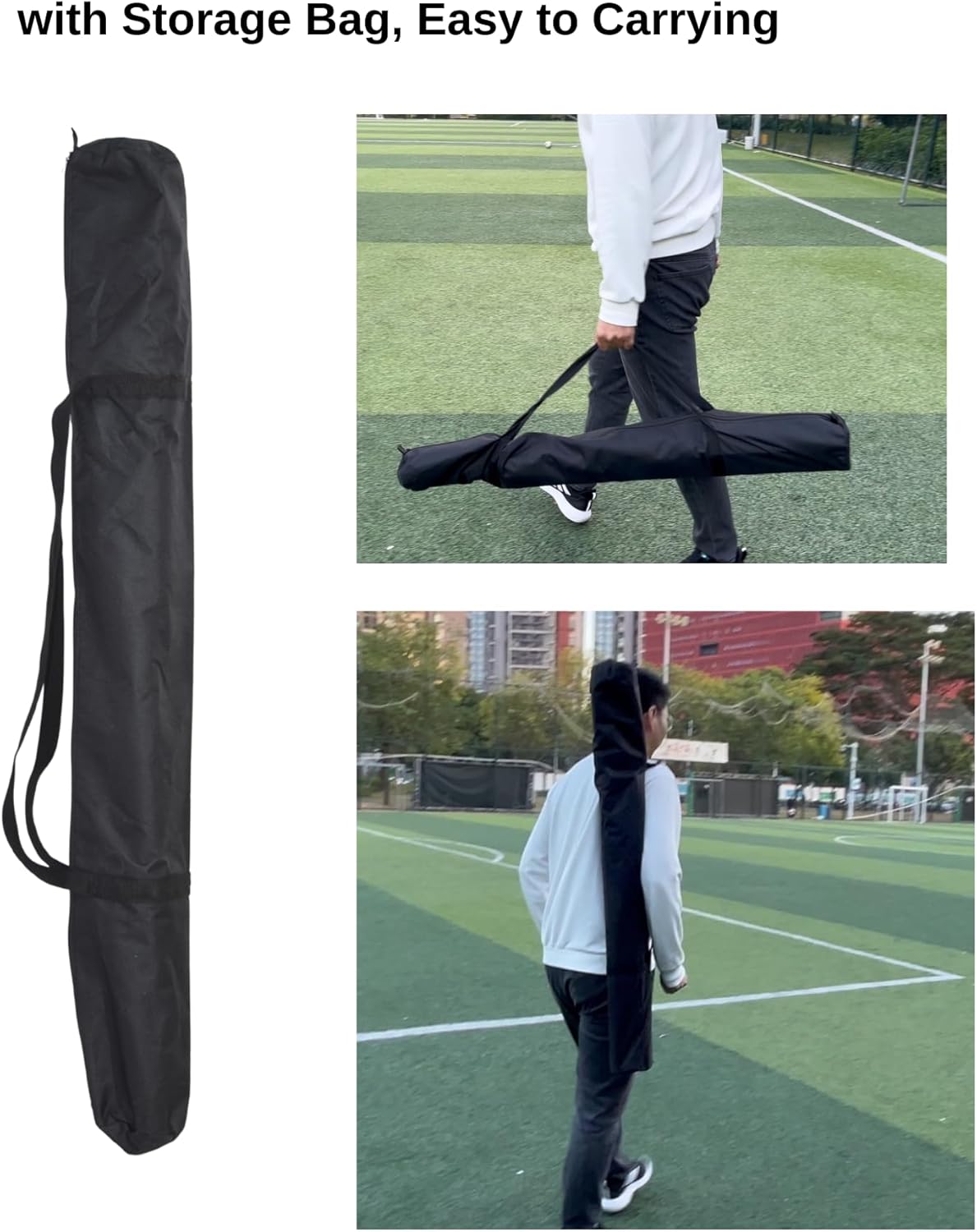 Fotoleey 13 ft Heavy Duty Tripod for Xbotgo Chameleon/Falcon/Lights - Thickened Tube with Spring Shock Absorption, Quick-Release Adapter, with Carrying Bag and Sandbag