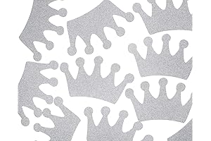 Crown Confetti Table Centerpieces for Baby Shower Decorations