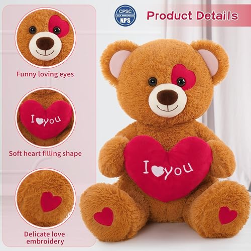 Miniatura 5 de MaoGoLan Giant Teddy Bear Plush Toy, 55in 4.6 Feet Large Stuffed Animal Big Bear for Baby Shower,Valentines Day, Christmas, Soft Gift for