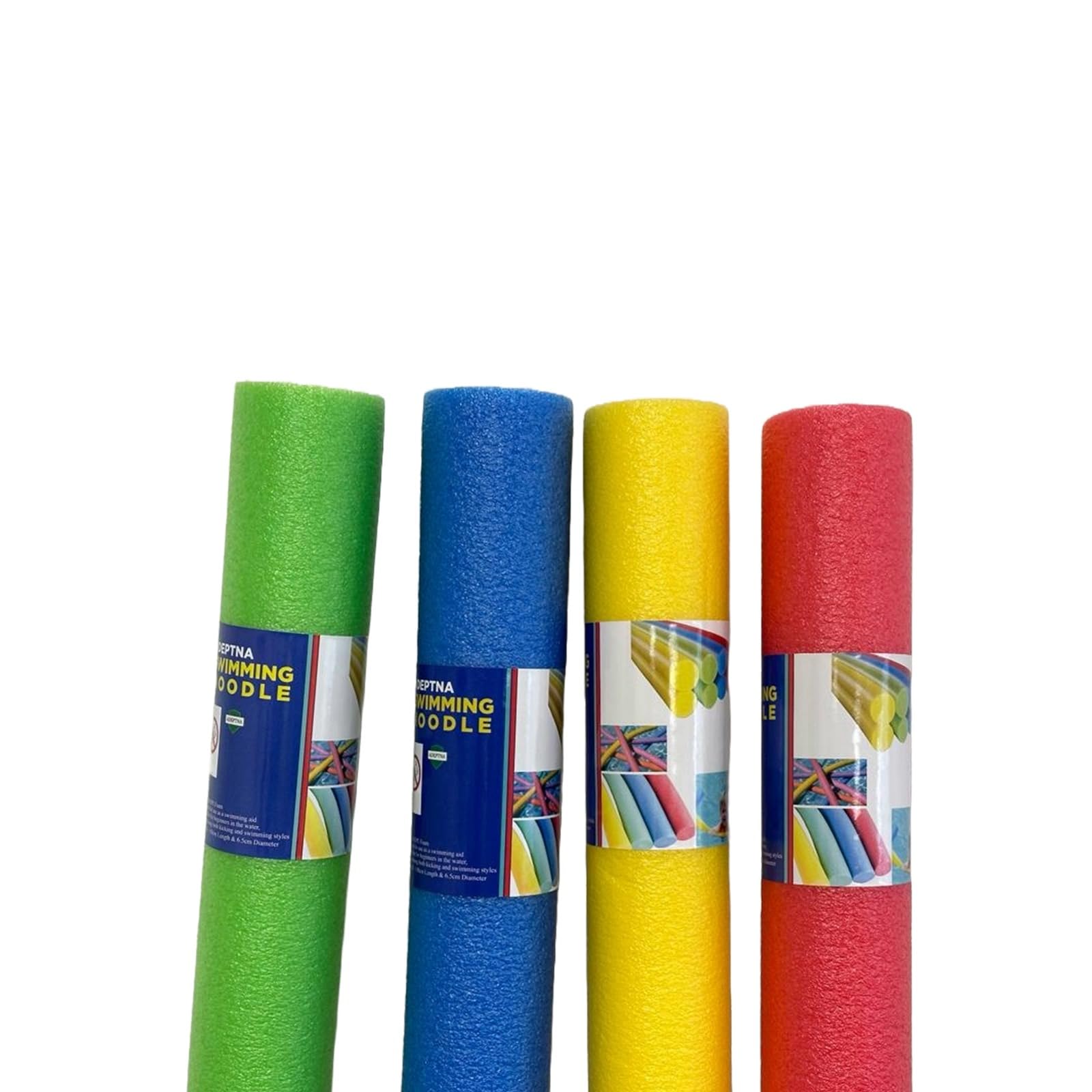 ADEPTNA Swimming Pool Noodle Float Aid Woggle Logs Noodles Water Flexible Swim Aid Aqua Aerobics Exercise Pool Noodle for Kids and Adults (GREEN)
