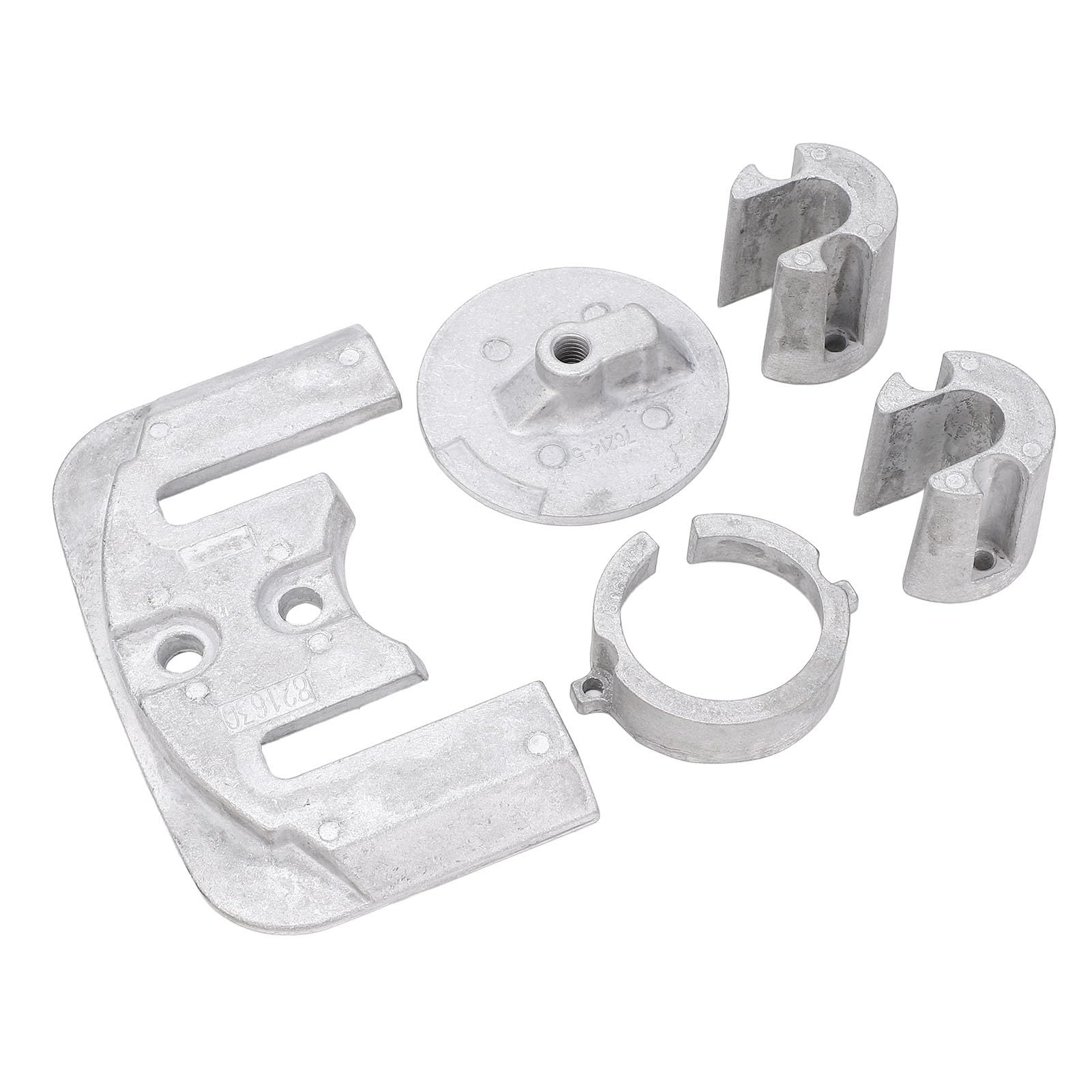 Akozon Kit de ánodo de Aluminio, Juego de Barco Marino de Protección óptima para MerCruiser Bravo 1, 22 Unidades de Popa
