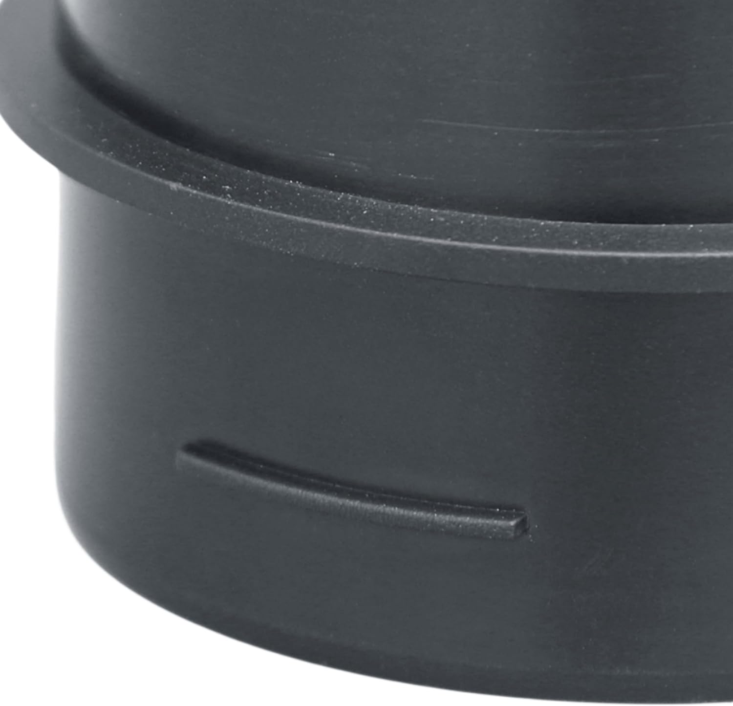 Straight-through air heater duct connector duct extension butt fitting black (2.95"/75mm H:50mm)