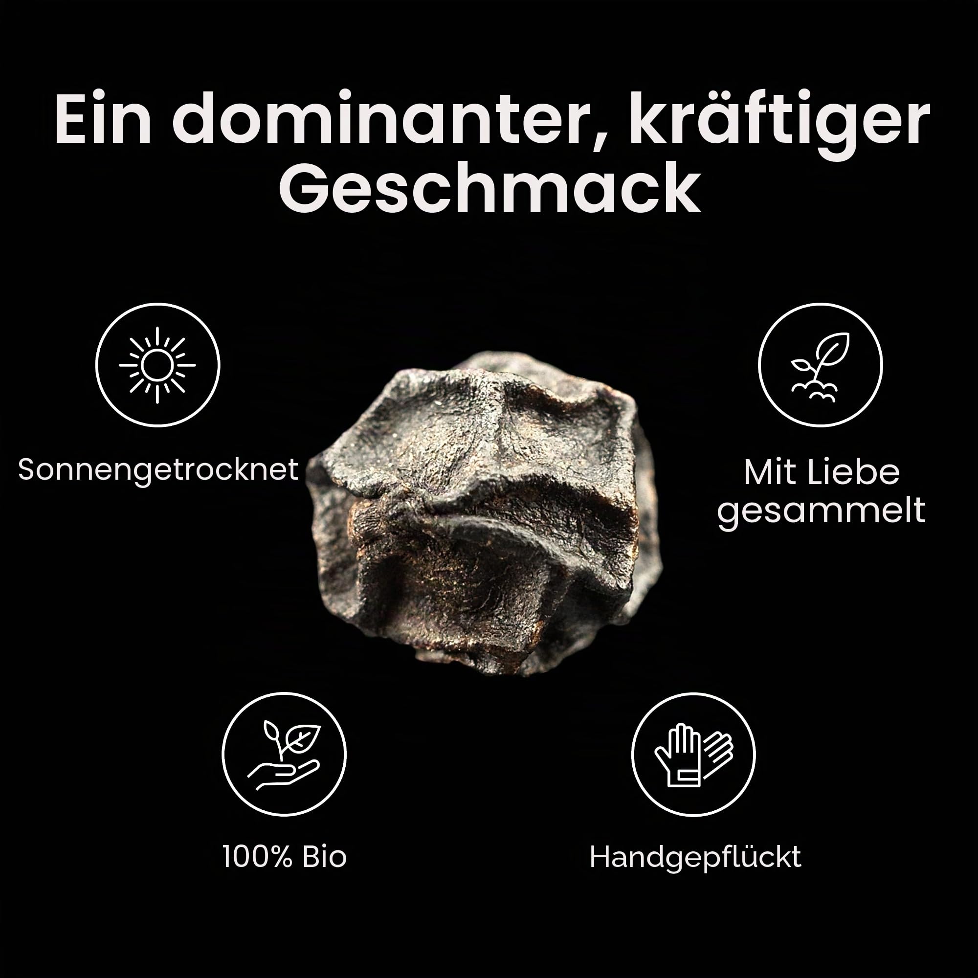 Pepperfield Kampot Pfeffer Geschenke Set - 3 Teströhrchen Schwarz, Rot & Weiß - Pfeffer aus Kambodscha - Holzbox, 3 x 70g - Gourmet Gift Set, Premium Pfeffer, Gewürz Geschenk