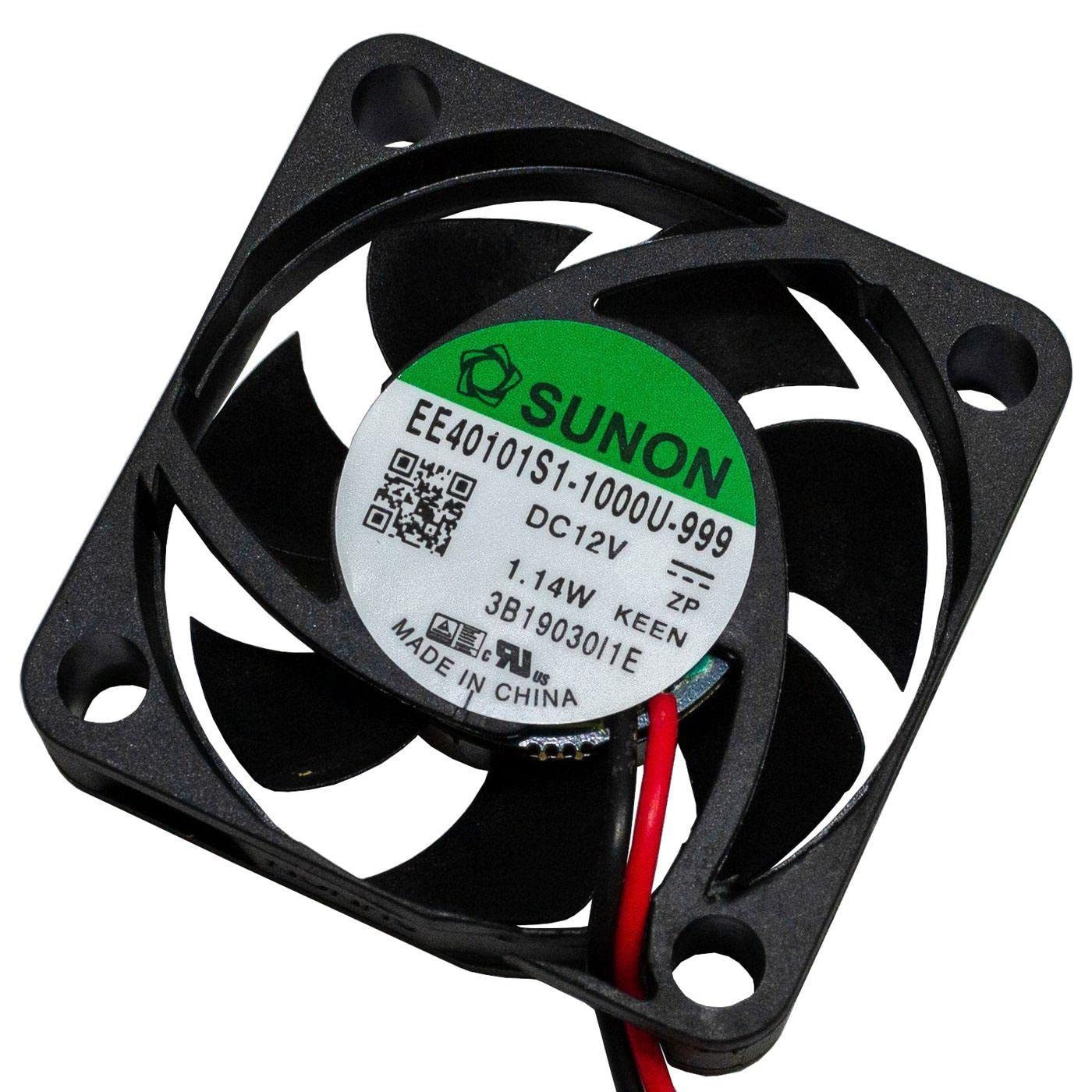 SunonFan 12V DC 0,99W 40x40x10mm 13,9m³/h 7300U/Min 13,9m³/h EE40101S11000U999