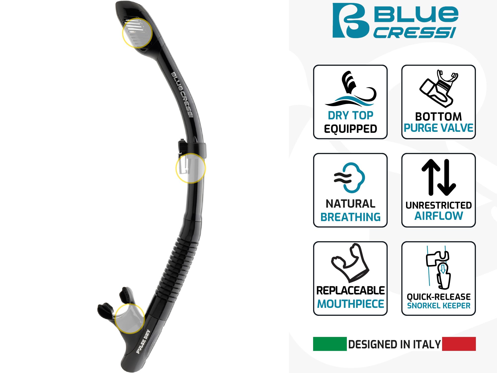 CRESSI Voyager Set - Juego de máscara, snokel y Aletas Unisex Adulto