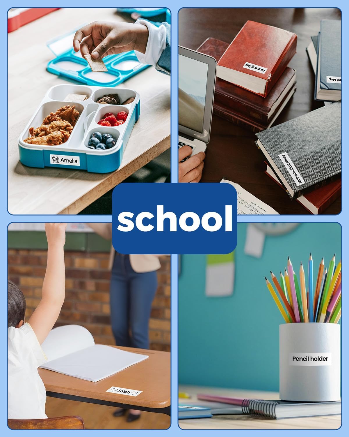 TZe-251 Label Maker Tape 24mm 0.94 Laminated White Compatible with Brother P-Touch Label Tape TZe251 TZ-251 Black on White 1 Inch TZe Tz Tape Work for Brother PT-D600 PT-D610BT PTP700 PTP710BT, 8-Pack