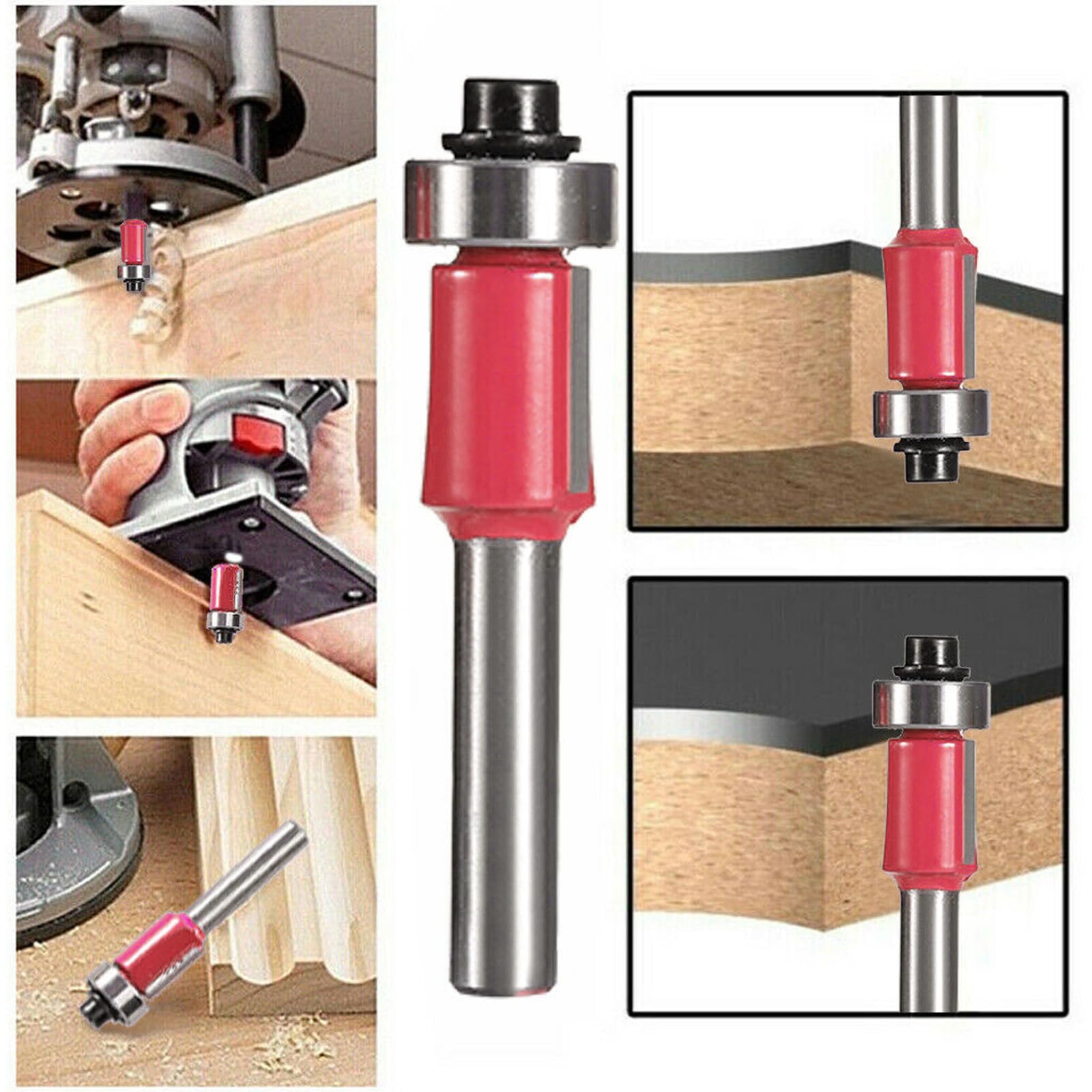 fresa per fresa superiore 8 mm - Set di utensili per lavorazione del legno con chiave inglese e accessori