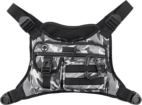 Miniatura 8 de Bolsa de pecho para hombre, Negro-cp, Bolsa de pecho para hombre