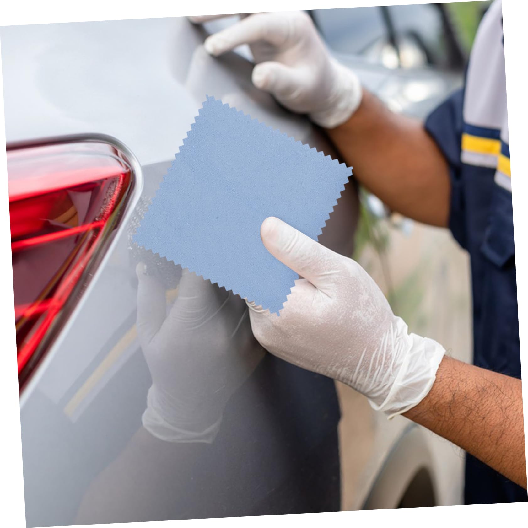 HAPINARY 1 Set Tire Dressing Applicator Pad with Color Polishing Sponge and Cloth Multi Functional Car Cleaning Tool for Waxing and Detailing