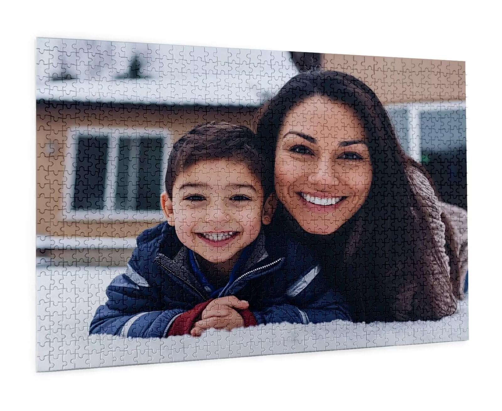 Spersonalizowana łamigłówka ze zdjęciem 1000 1500 2000 3000 4000 5000 sztuk Drewniane Puzzle Spersonalizowane z Twoim Obrazem Oryginalny prezent, z tekstem Rodzina, Zwierzęta, Urodziny, Boże