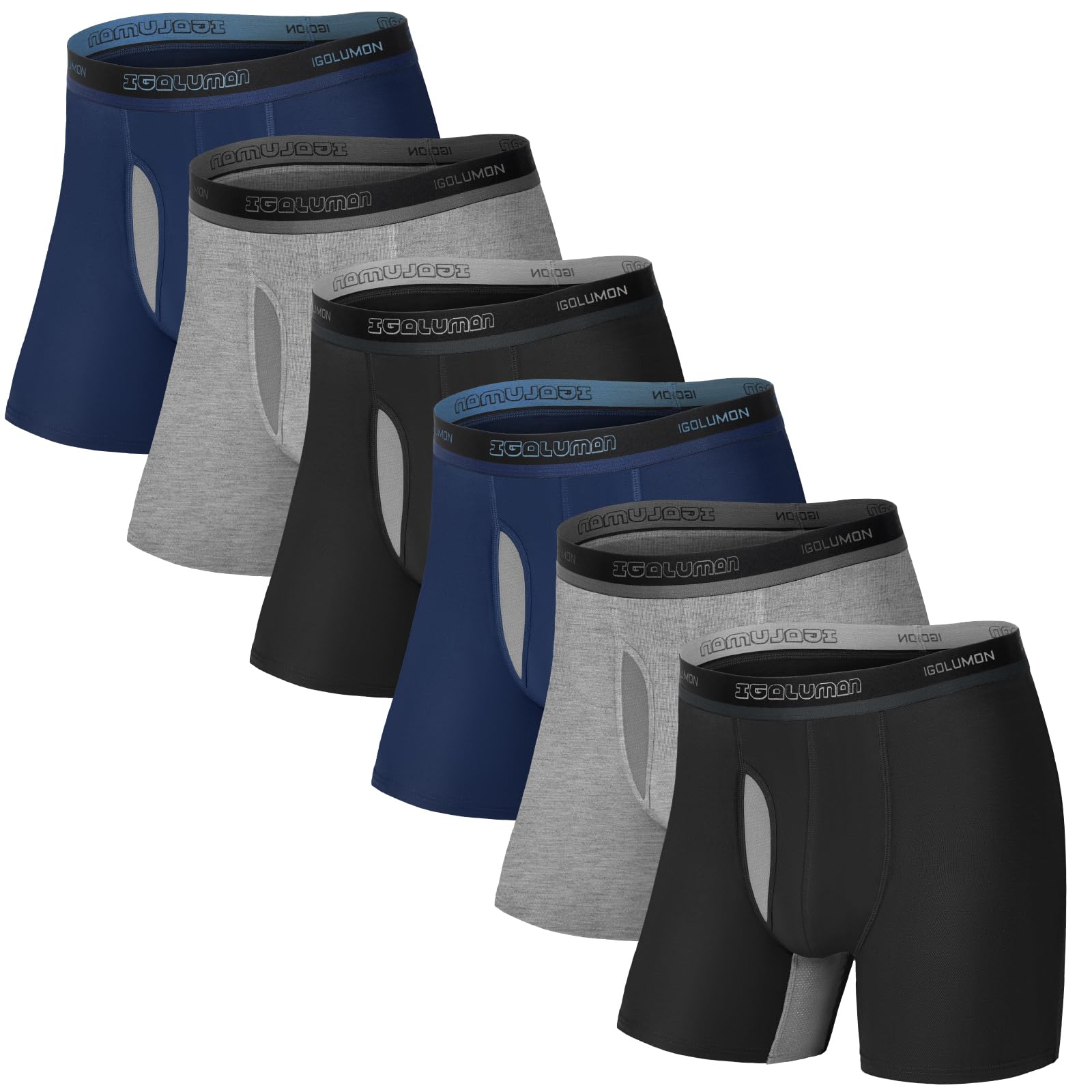 IGOLUMON Bamboo Rayon Boxer Briefs