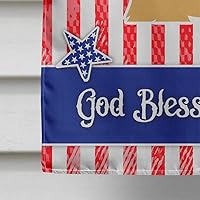 Vista 209 de Caroline's Treasures BB4243GF Bandera de jardín con texto en inglés «Merry Christmas» con texto en inglés «Merry Christmas», bandera decorativa