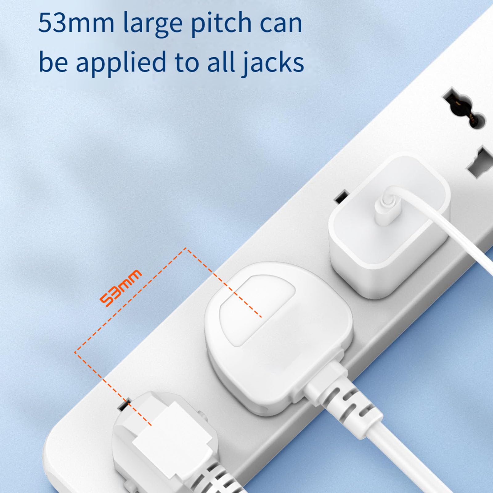 Multipresa 8 in 1 con 5 prese CA + 2 USB + 1 TypeC, protezioni multiple di sicurezza, uscita di identificazione intelligente