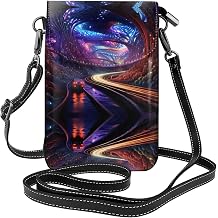 underpasses Printed Crossbody Bag, Extended Adjustable Shoulder Strap, Multiple Compartments, Key and Cosmetic Storage Pouch