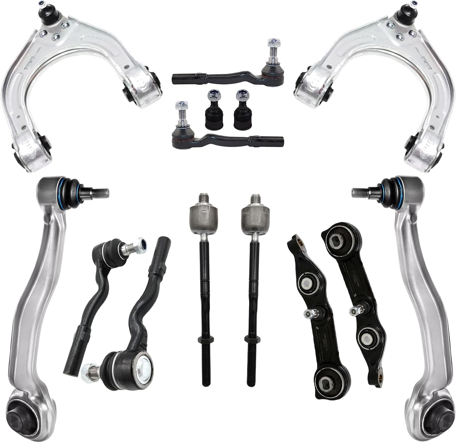 Front Control Arm Kit Compatible With Mercedes-Benz 2007-2011 CLS550,for 2004-2009 Mercedes Benz E320,for 2003-2006 E500, For 2004-2006 E55, For 2007-2009 E550