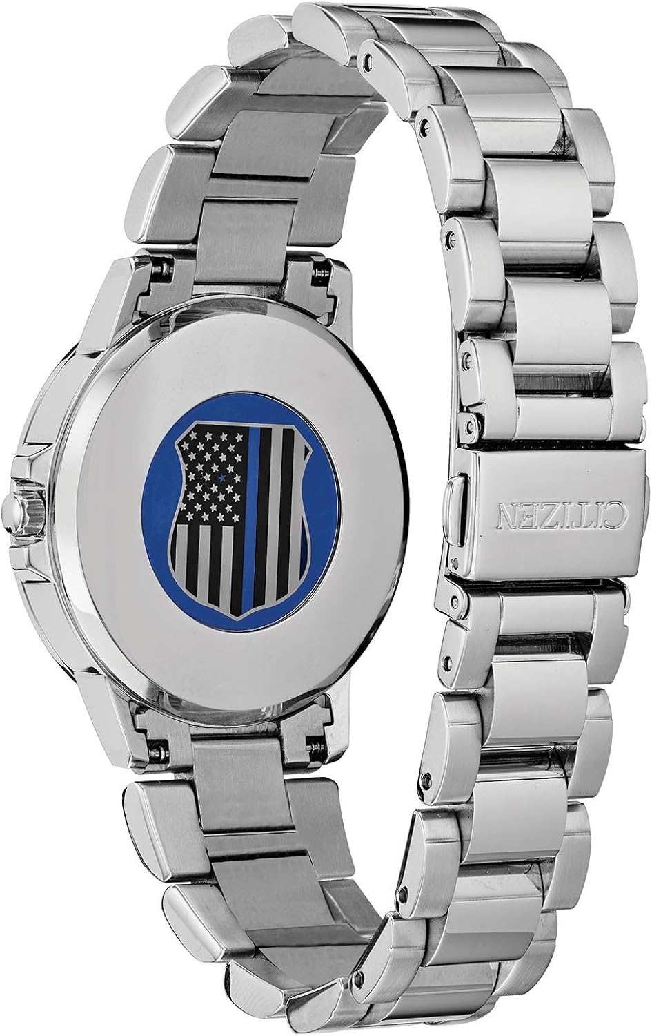 Miniatura 2 de Citizen Señoras delgada línea azul multifunción dial cristal reloj de mujer FD2041-54E, plateado, Reloj de mujer Citizen Thin Blue Line