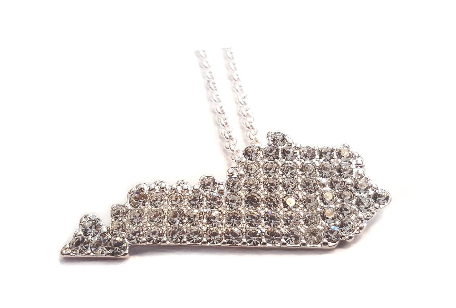 Nitro USA Kentucky State Rhinestone Necklace