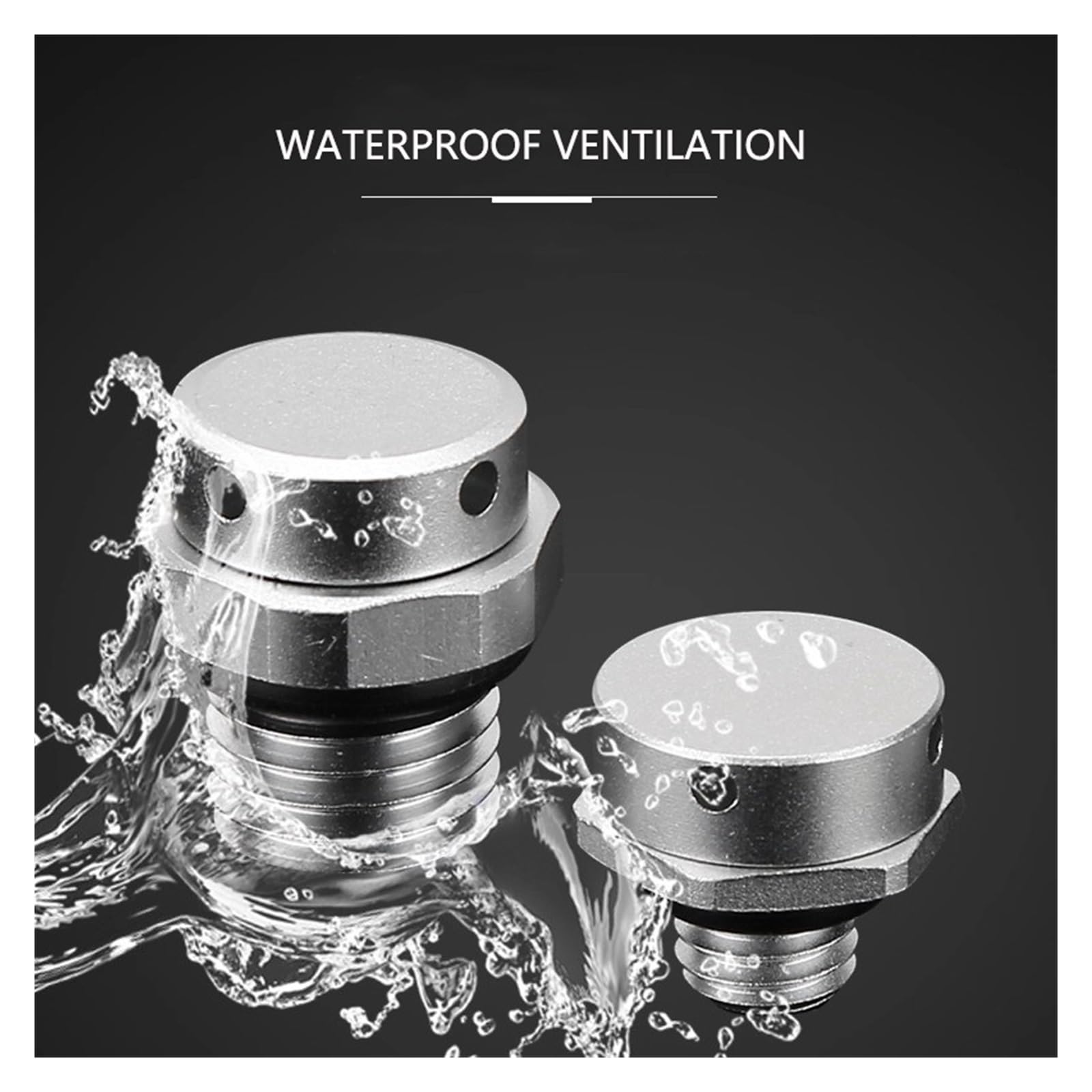 Válvula De Ventilación Impermeable Aluminio M5 M6 M8 M10 M12 M16 M20