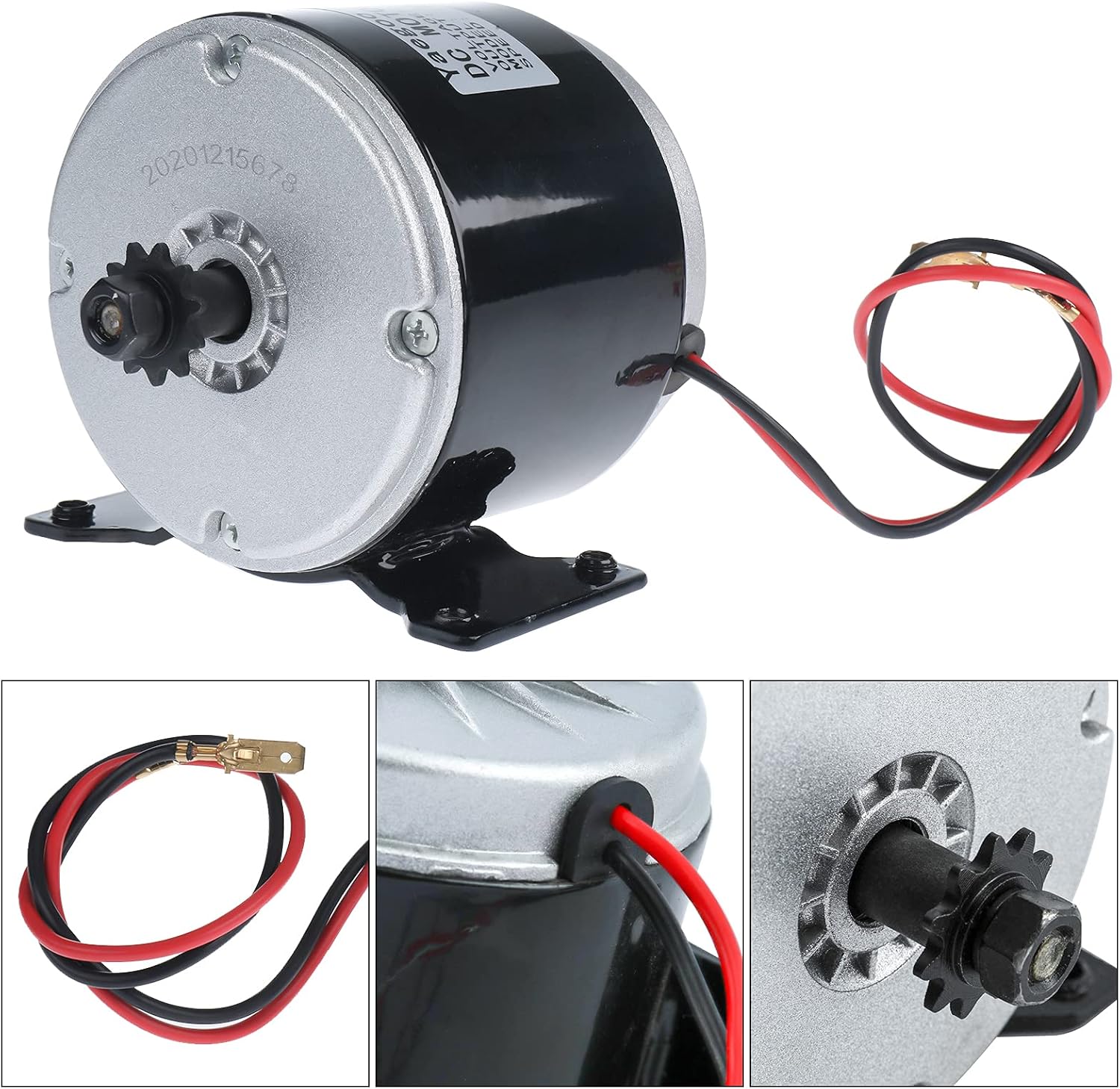 SearQing 24V 350W Electric Motor For Razor Dune Buggy Permanent Magnet Motor Generator Electric Scooter for Razor Ebike Motor for Wind Turbine 2700RPM - - 