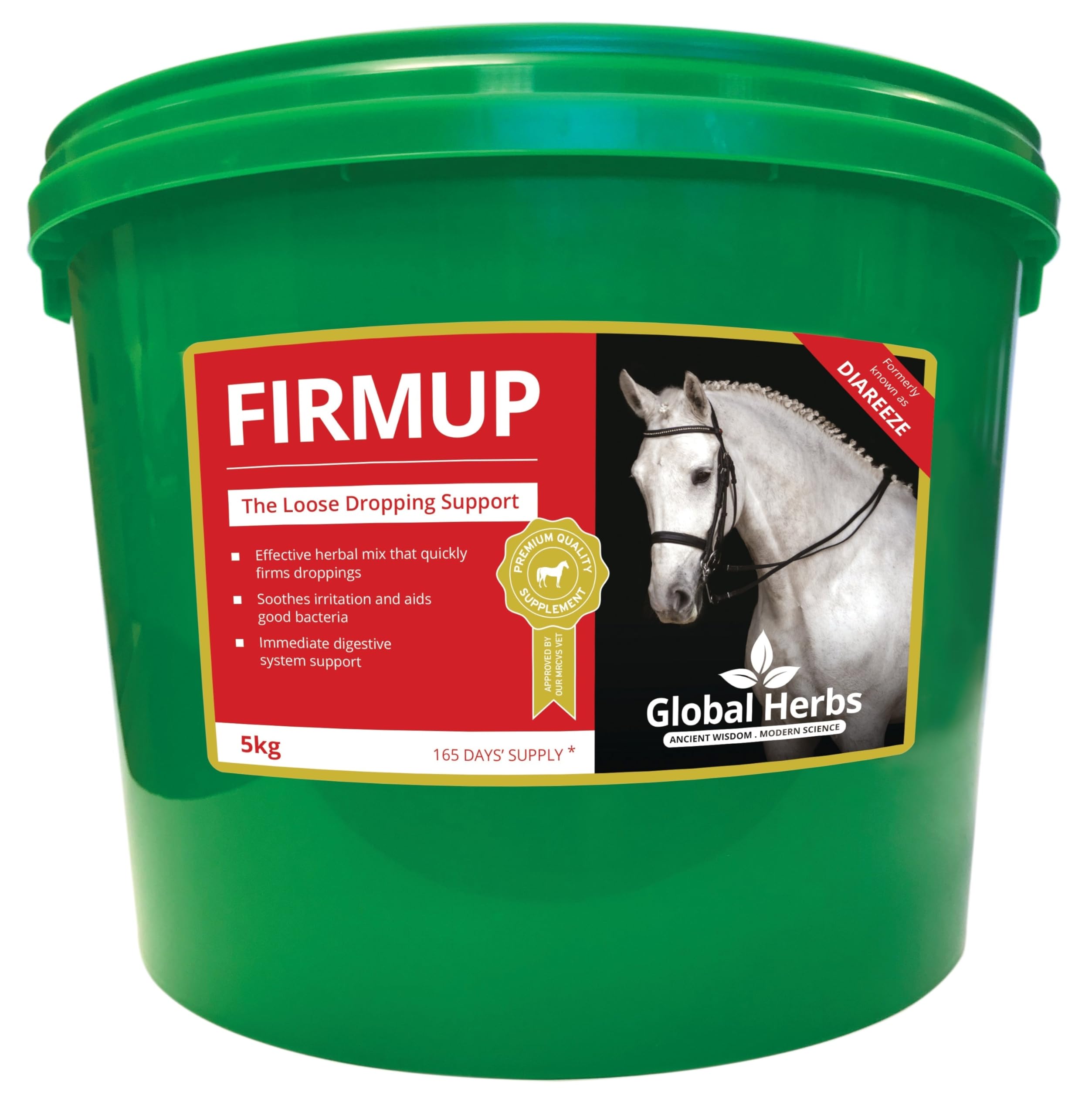 Global Herbs FirmUp Equine Loose Droppings & Gut Stability Support Powder 5kg