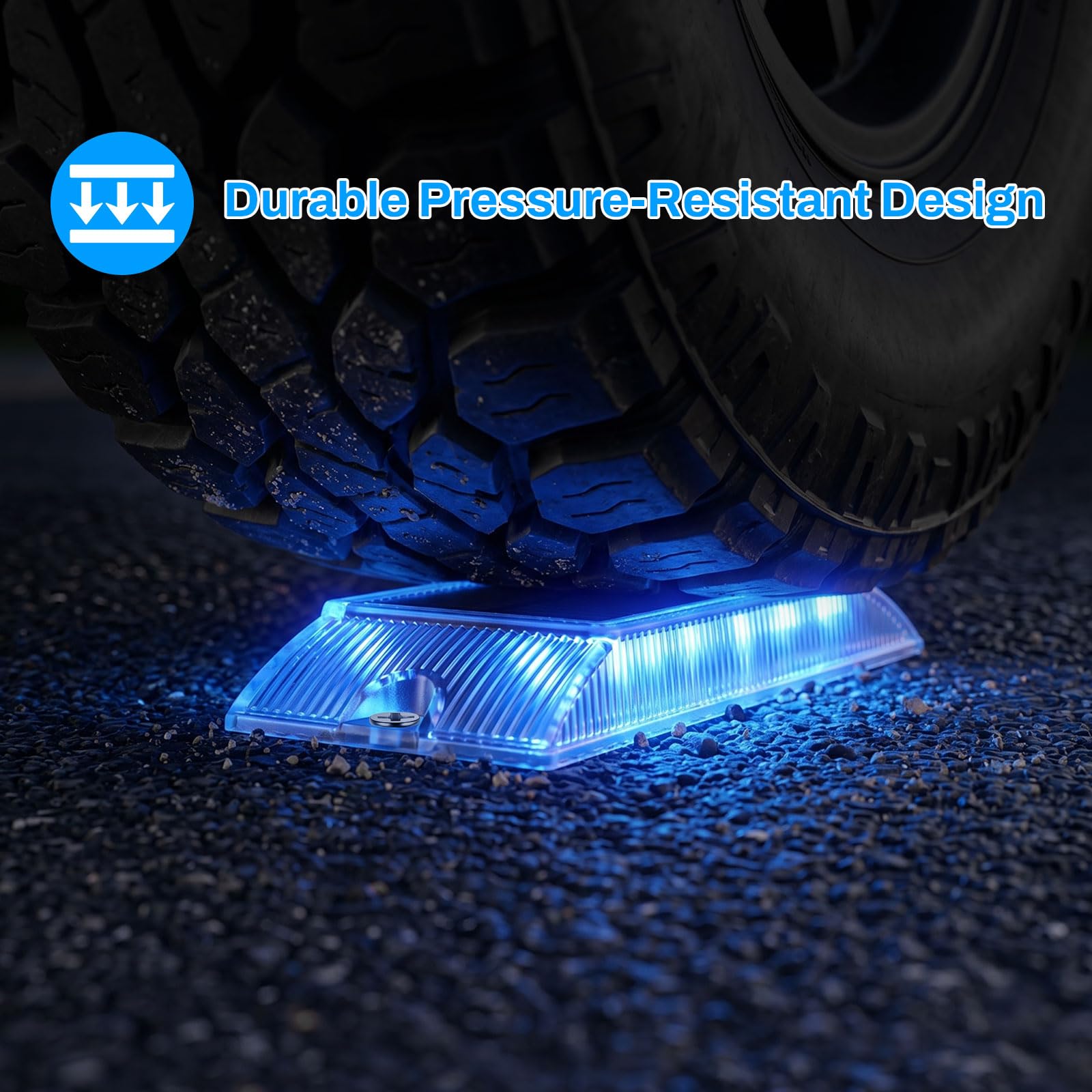 Lacasa Luces Solares LED Exterior Jardín Pack de 12, Lámpara Solar Exterior Impermeable para Jardín, Camino, Escalones, Terraza, Entrada y Piscina, LED 2 en 1 Azul y Blanco Frío