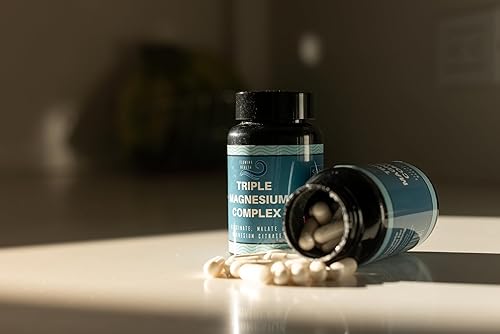 Miniatura 3 de Complejo triple de magnesio (60 cápsulas) - 470 mg de glicinato, malato y citrato de magnesio