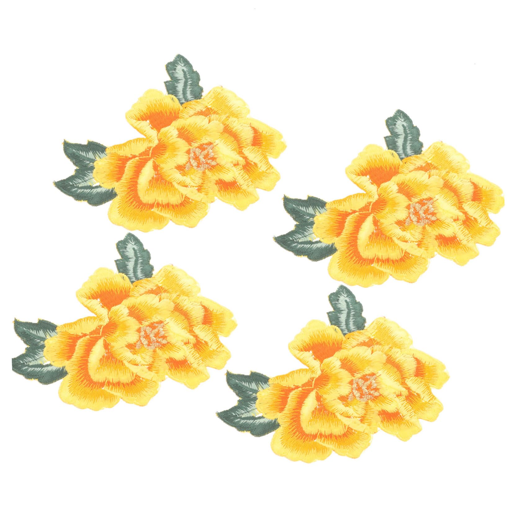 HOMSFOU 5 Sätze Kleiderflicken Jeansflicken Für Zerrissene Jeans Blumen Kleidung Dekoration Bestickte Applikation Nähflicken Kleiderflicken Aufnäher Für Jacken Kleidungsstoff 4 Stück * 5
