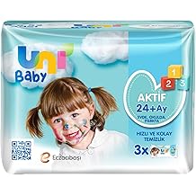 Uni Baby Active Simple Clean Wet Wipes with 3x52