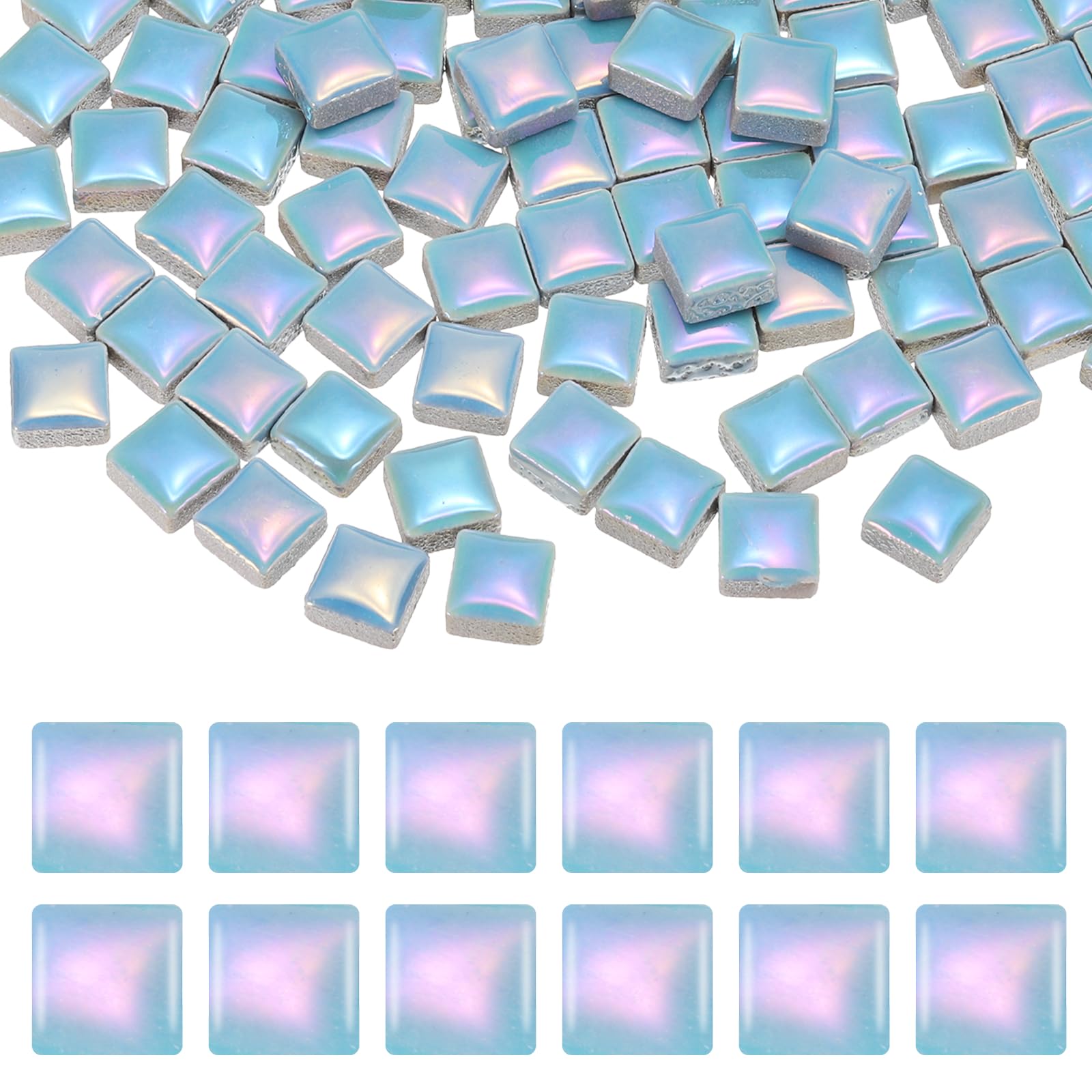 Mosaïque céramique 9 mm pour réparer et embellir un vase abîmé