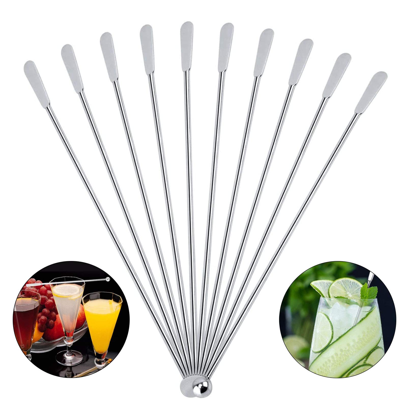 Edelstahl Rührstab Für Getränke - Elegantes Rührstäbchen Für Cocktails & Tee